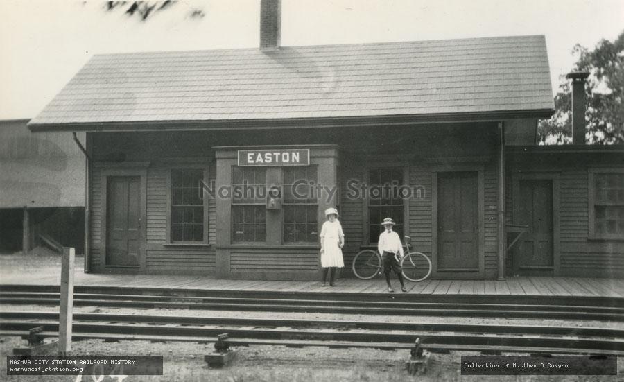 Postcard: Easton, Massachusetts Station